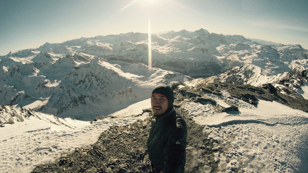 Mountaineering in the French Alps